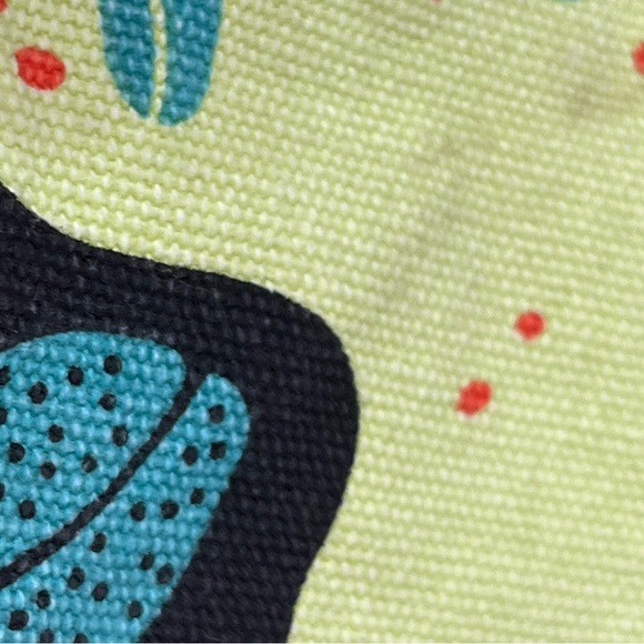 Target Latino Heritage Month Tote Bag Black Floral 14x16x4‎ - Picture 7 of 7